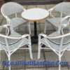 Bàn ghế cafe khung nhôm KN13