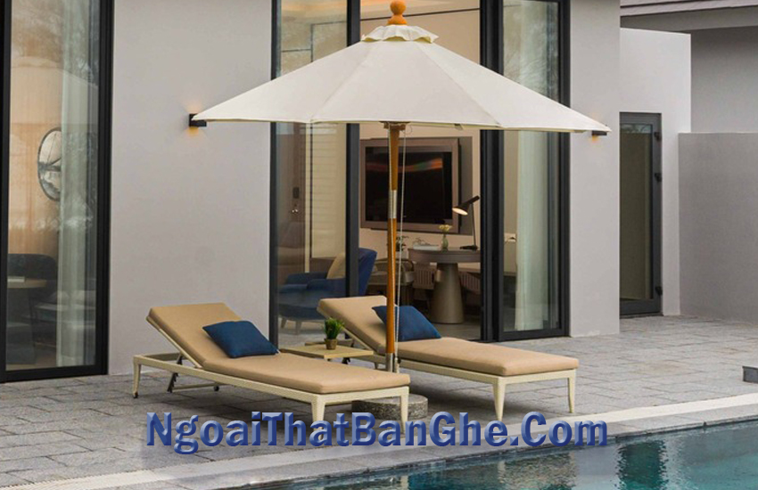 giường tắm bể bơi mây nhựa , ghế tắm cho bể bơi mây nhựa, bàn ghế mây nhựa